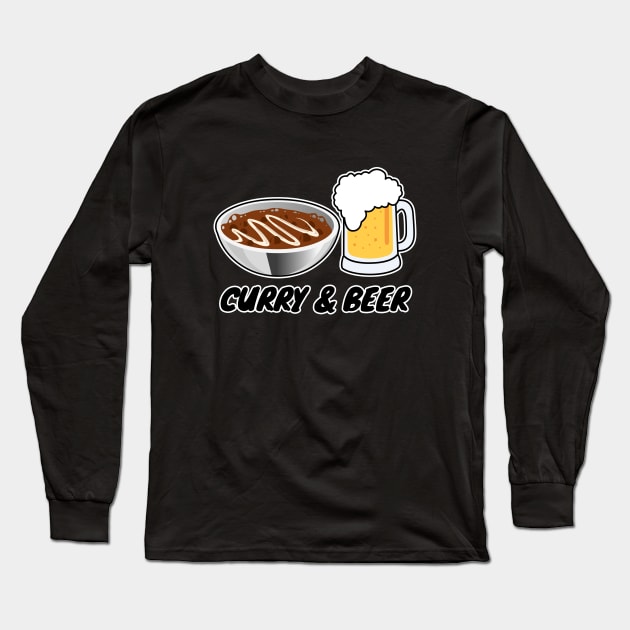 Curry And Beer Long Sleeve T-Shirt by LunaMay